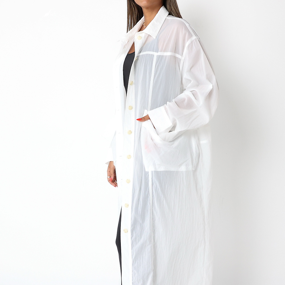 Voile cotton White
