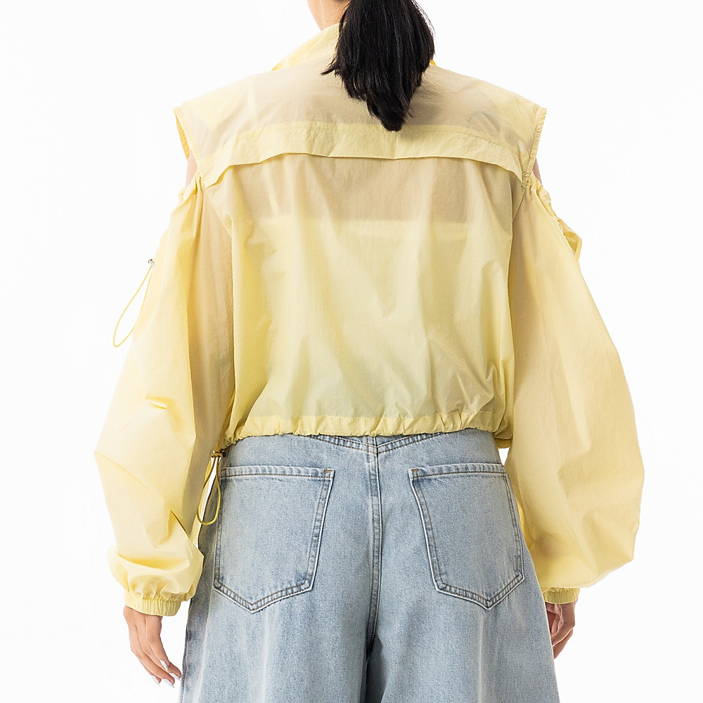 Open Neck shirt yellow