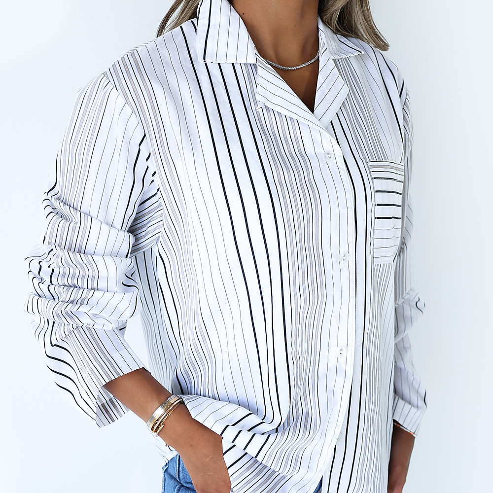White Stripe Shirt