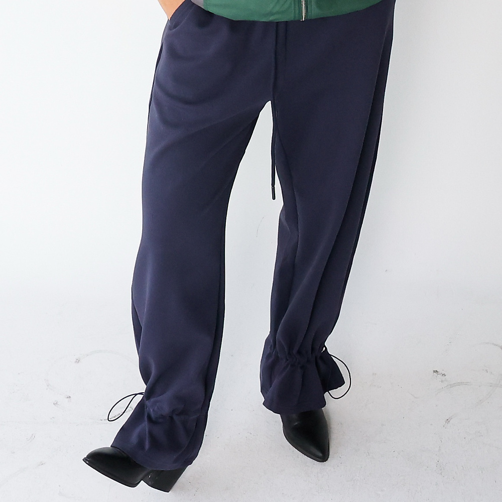 Cotton Pants Navy Blue
