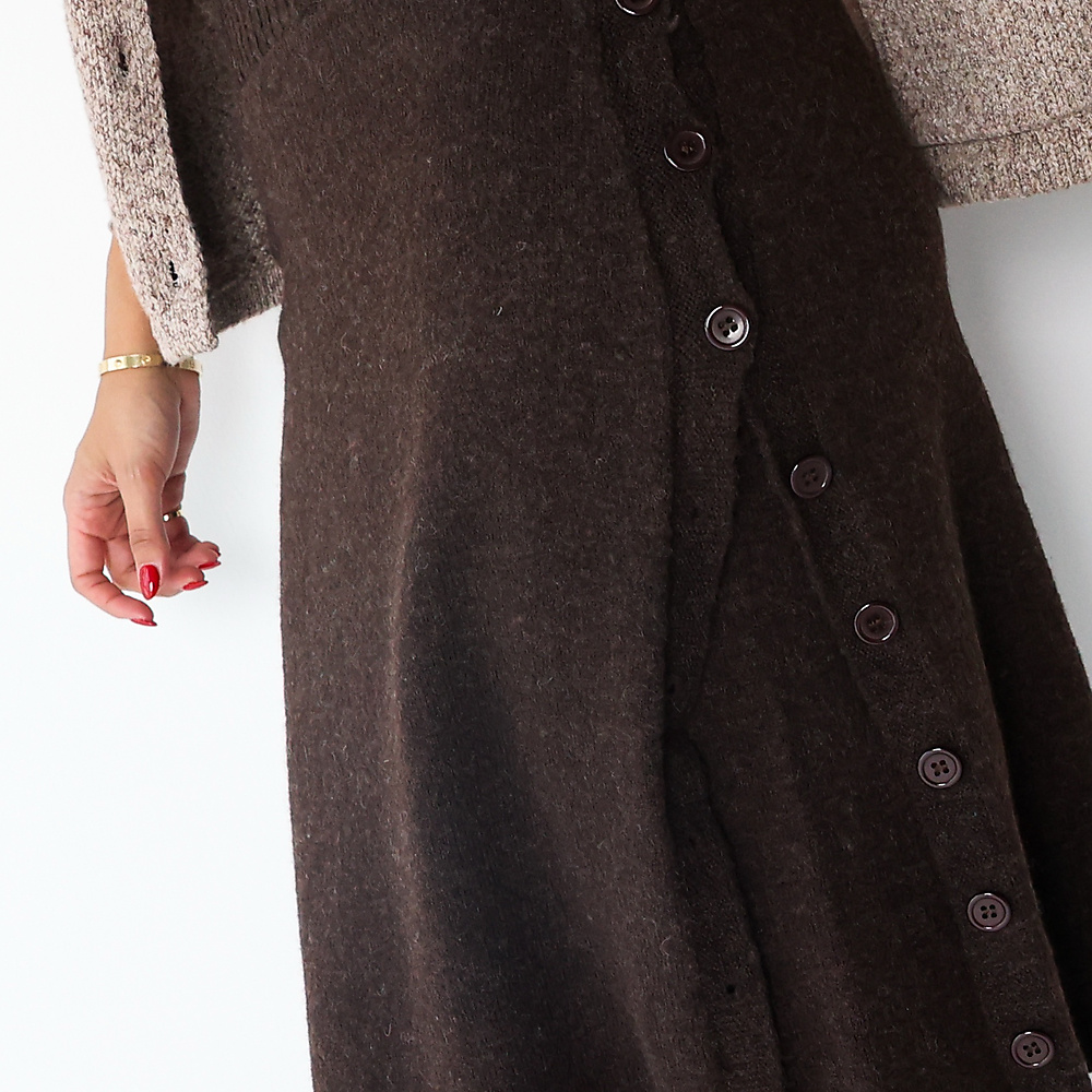 Wool Skirt pants brown
