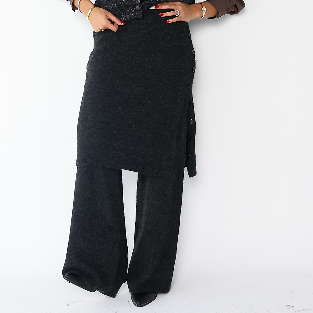 Wool Skirt pants grey