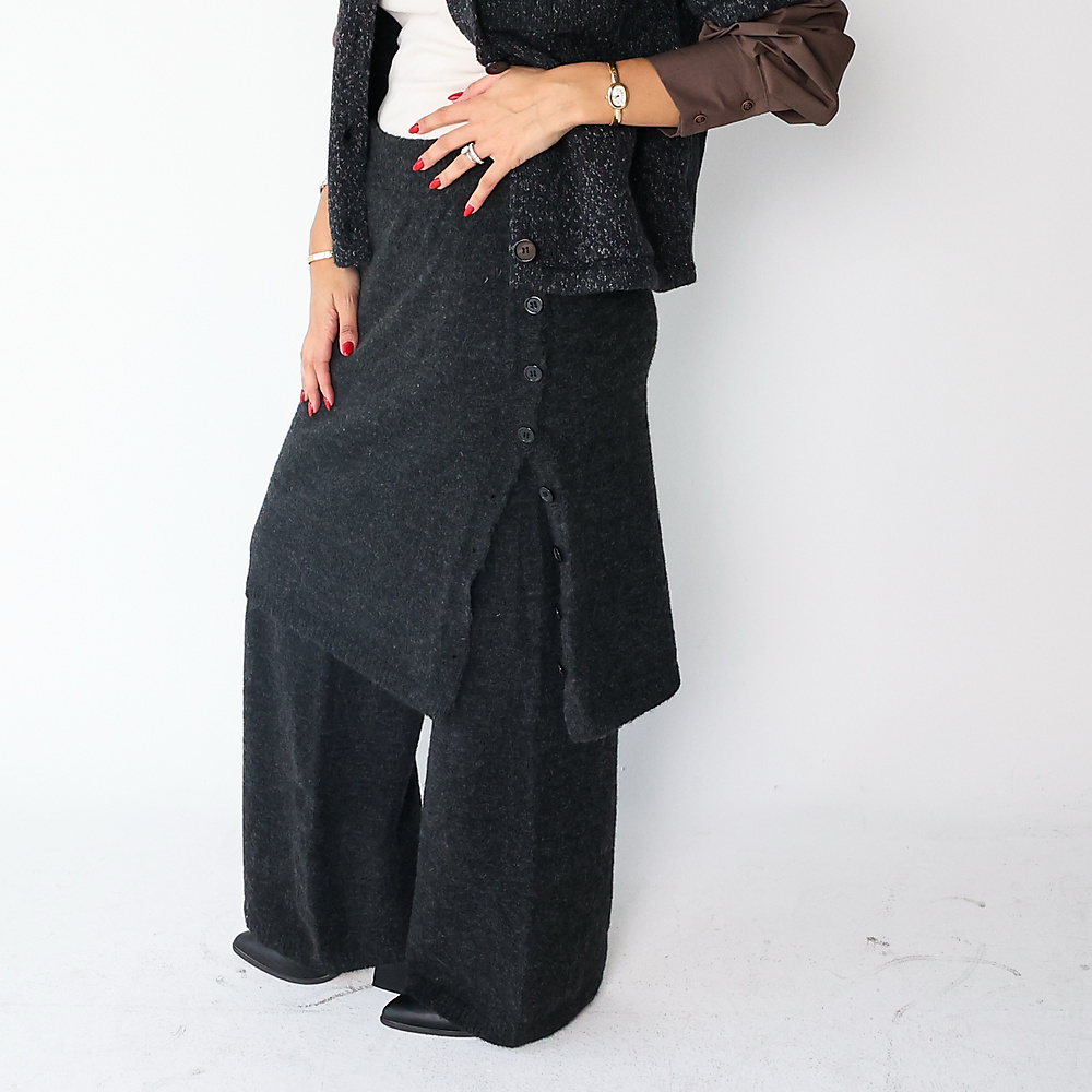 Wool Skirt pants grey