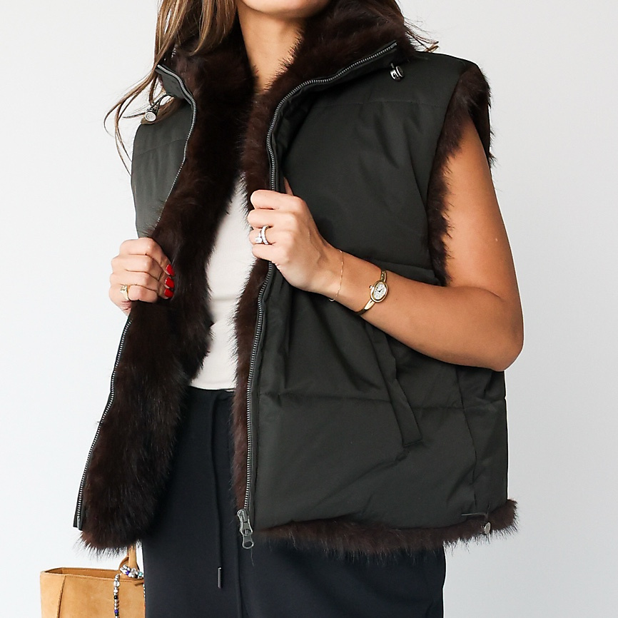 Reversible Vest Green