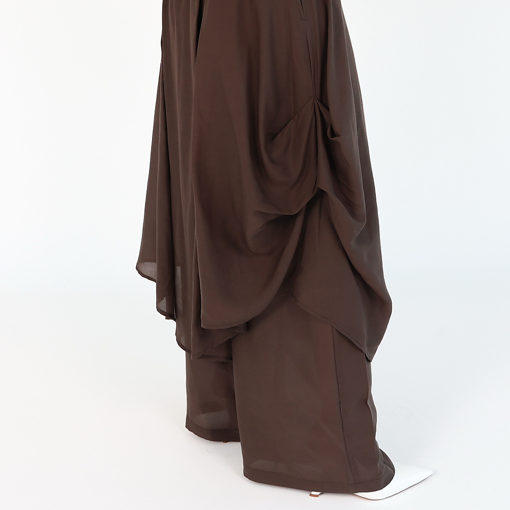 Silk Pants Brown
