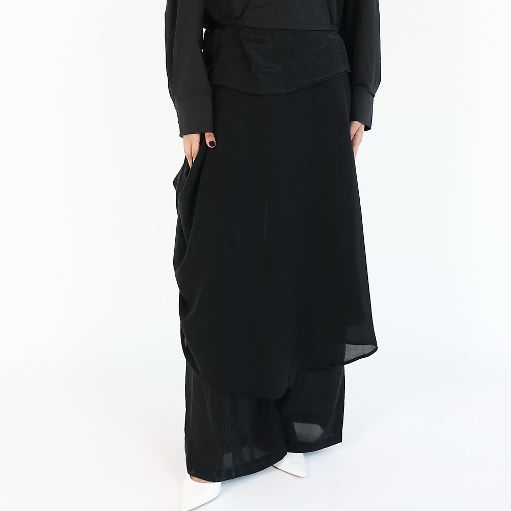 Silk Pants black