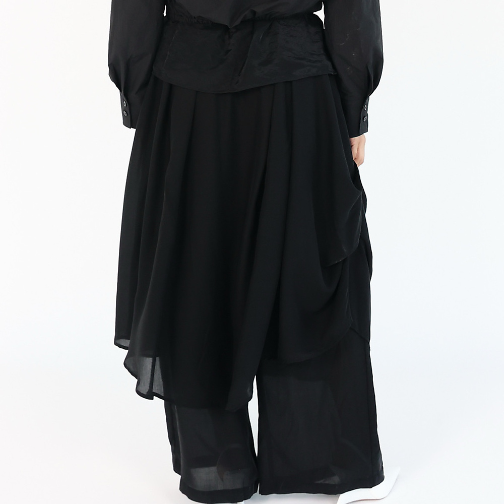 Silk Pants black