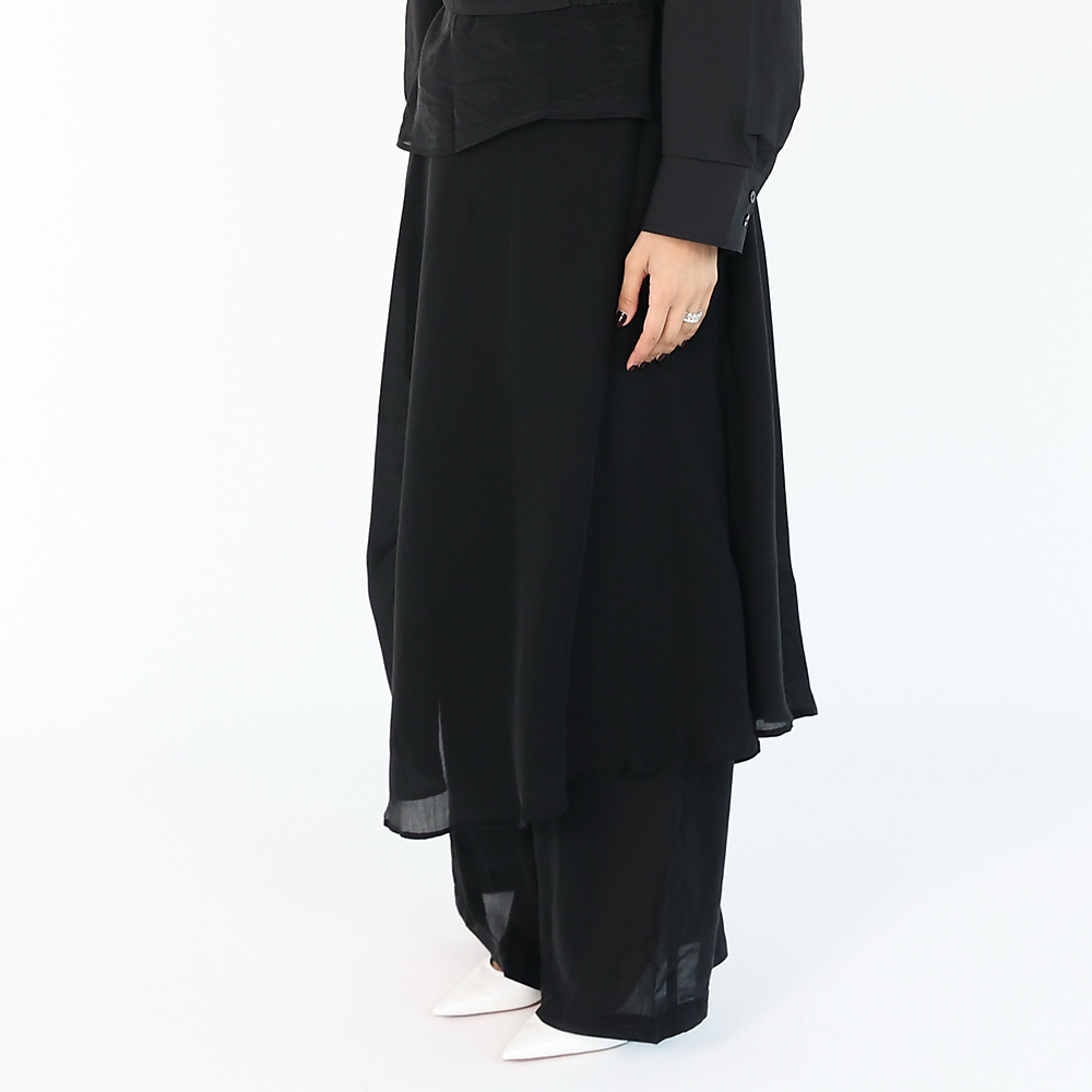 Silk Pants black