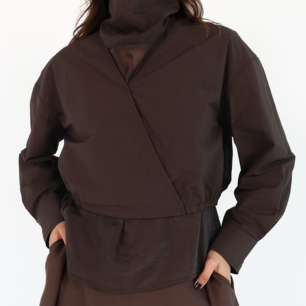 Sheer Double Top Brown