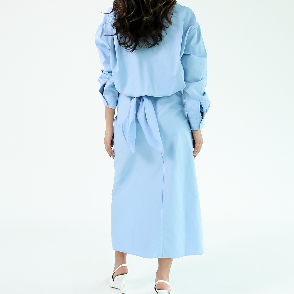 Cotton wrap Light blue