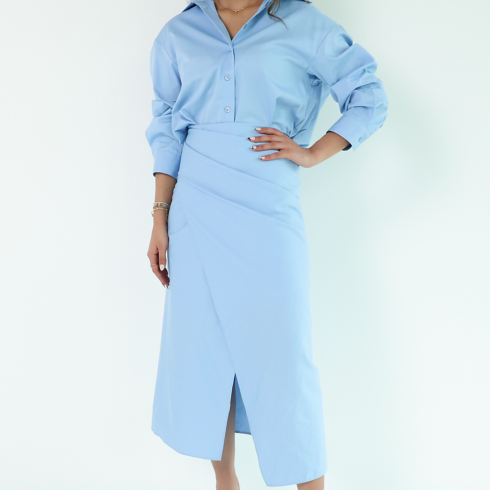 Cotton wrap Light blue