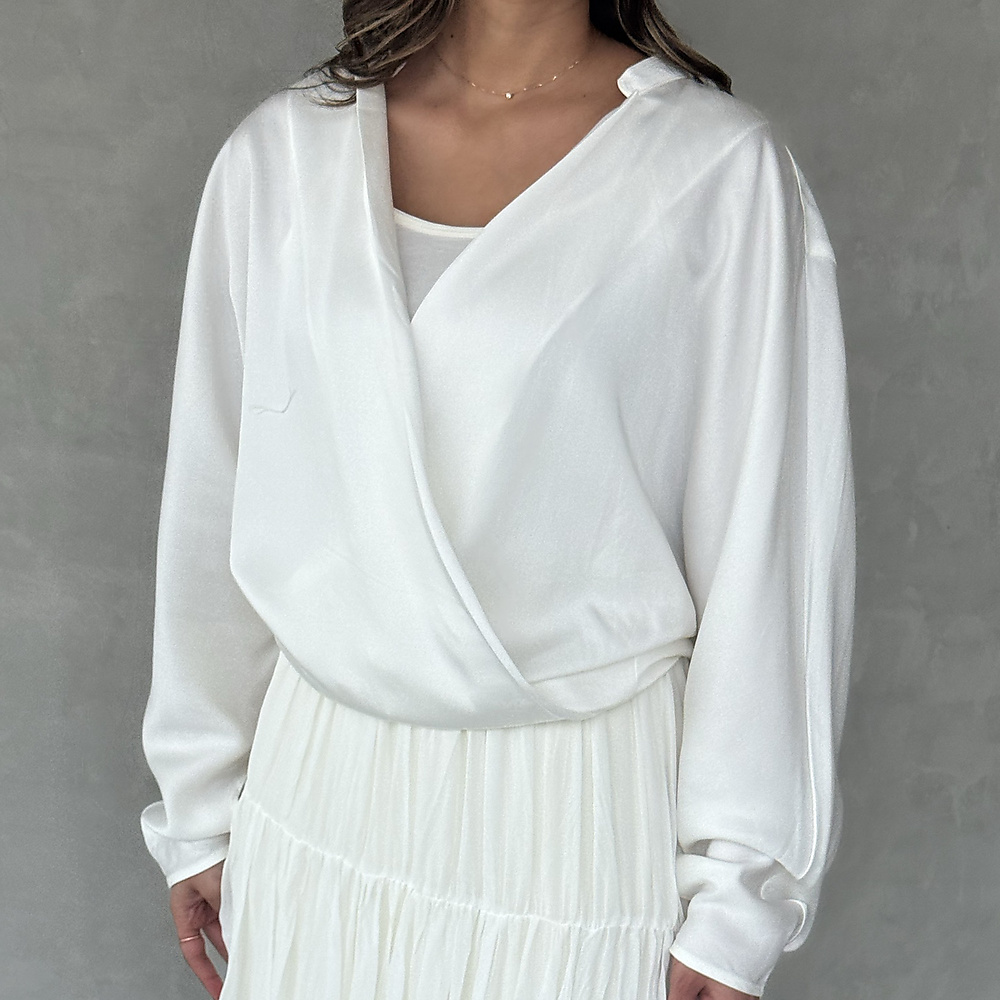Silk Top White