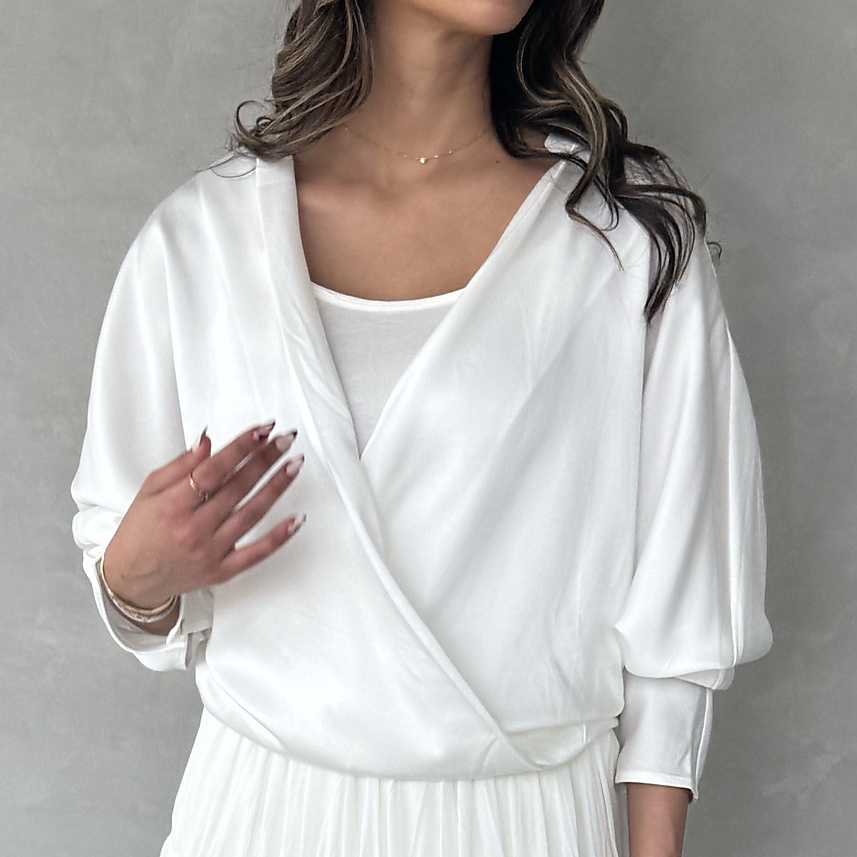 Silk Top White