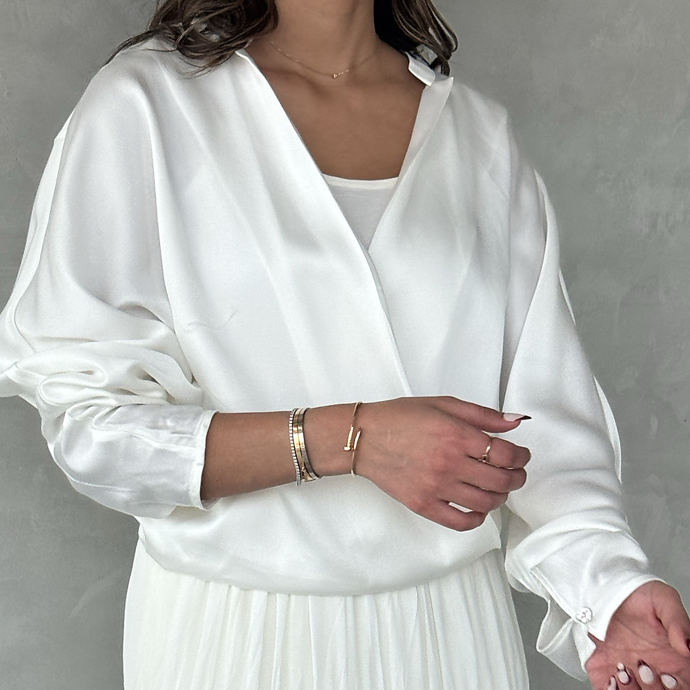 Silk Top White