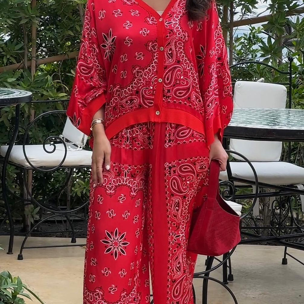 Silk Set Red  ( Free Size )