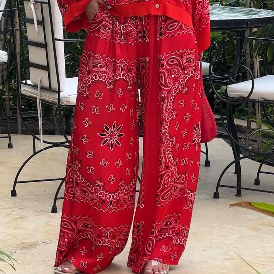 Silk Set Red  ( Free Size )