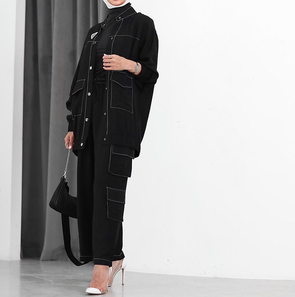 black suit
