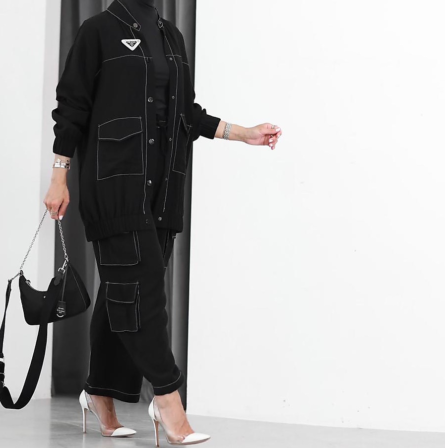 black suit