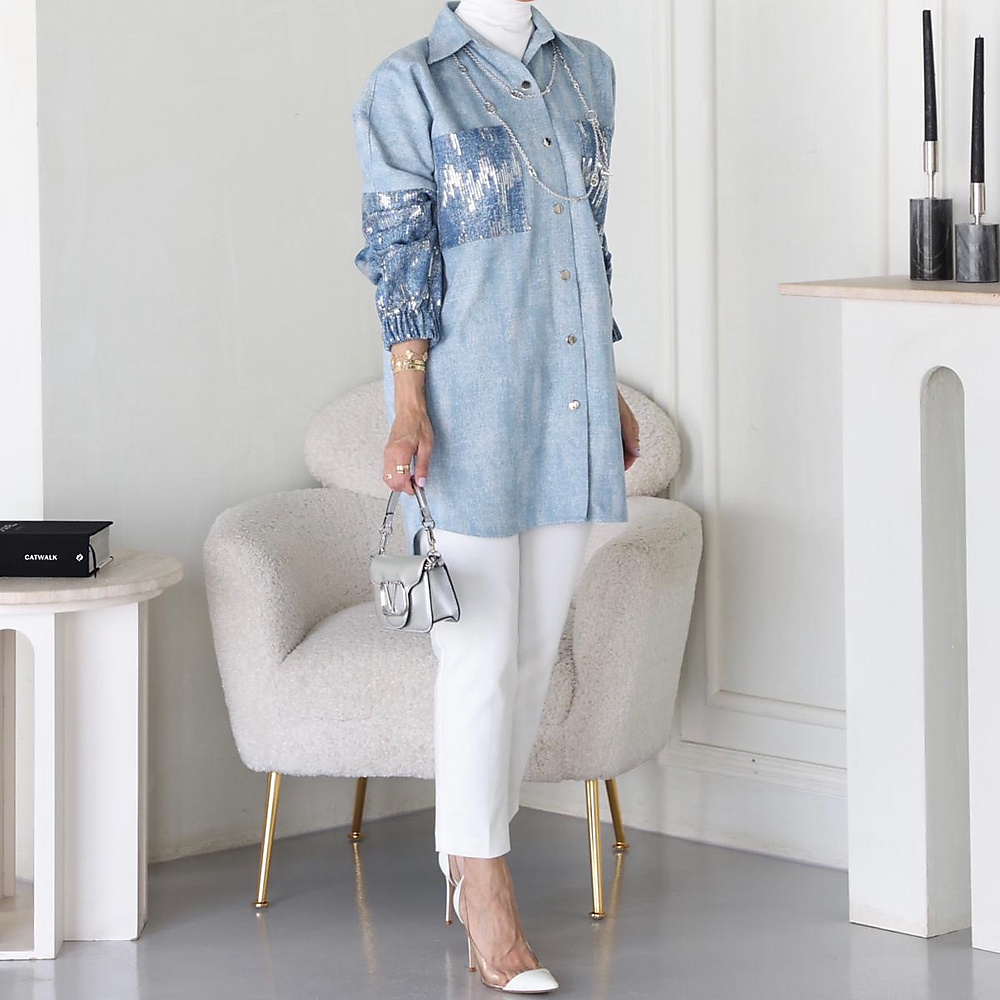 Denim shirt