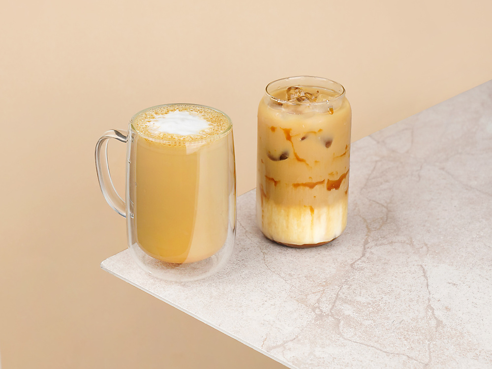 Iced Carmel Macchiato