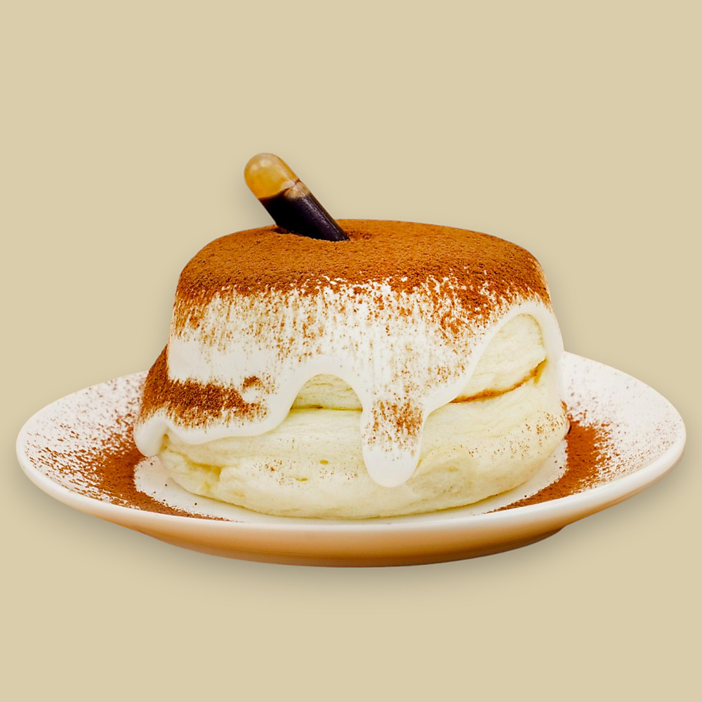 Tiramisu Japanese pancake