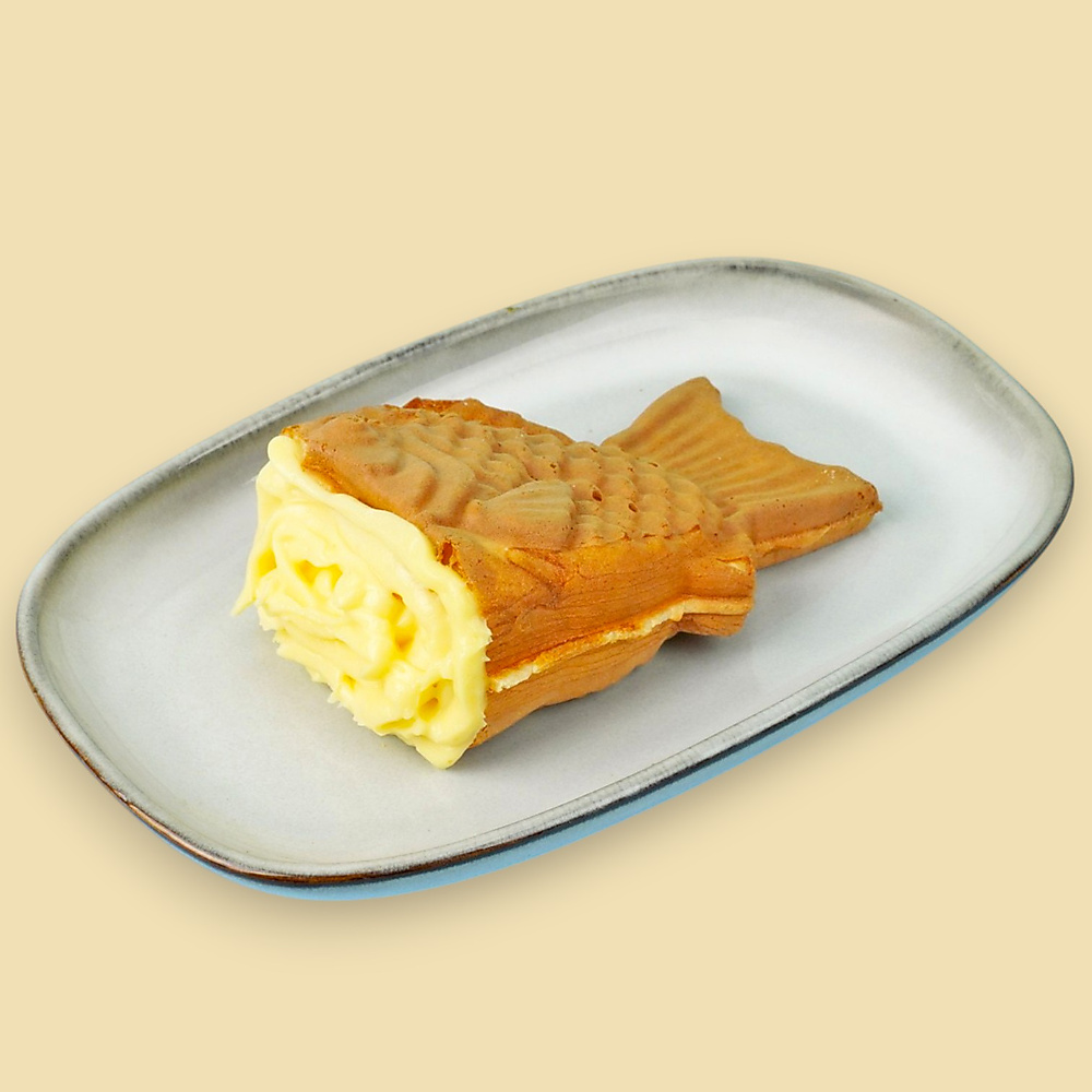 Custard Taiyaki Waffle