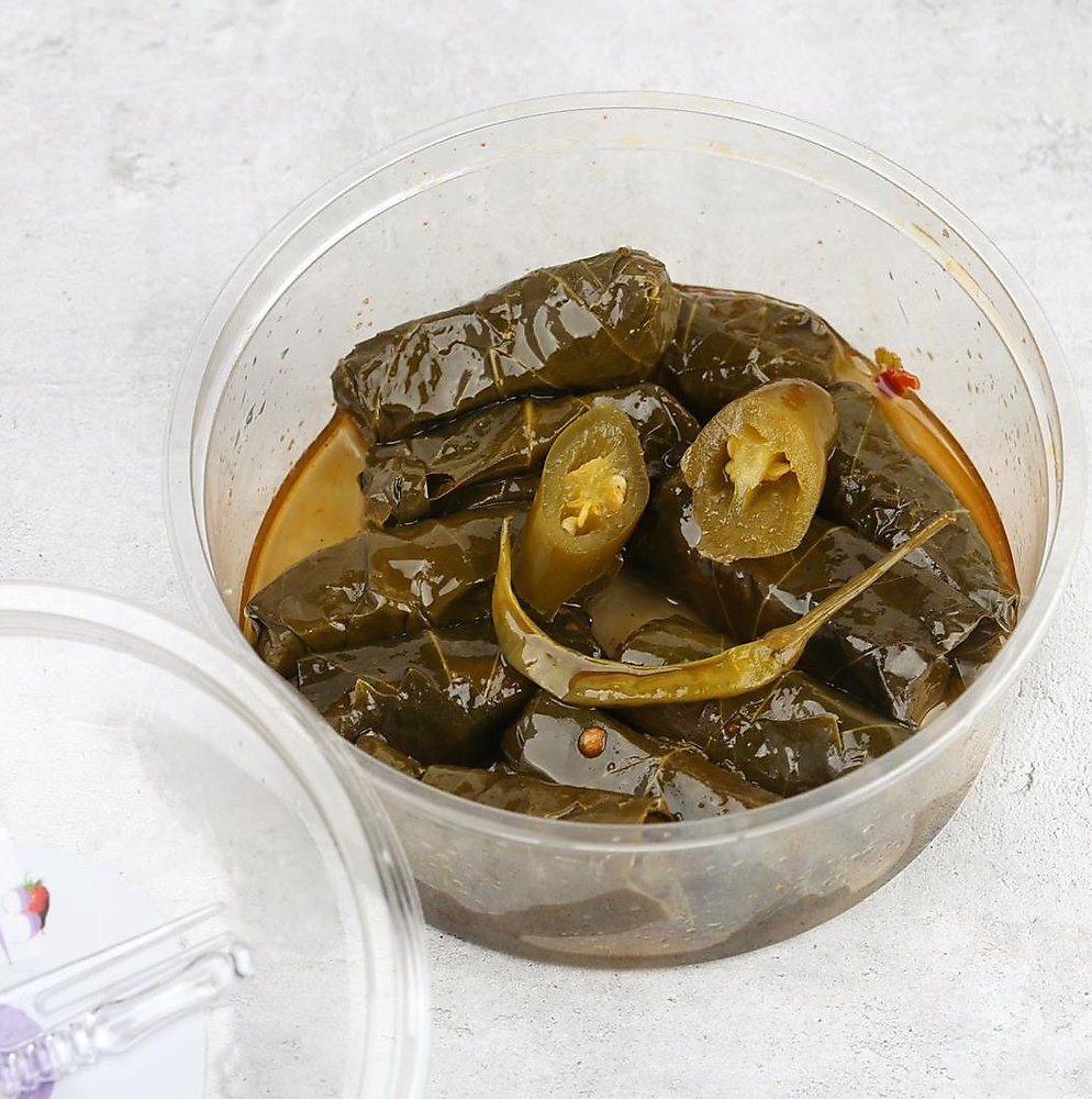 ورق عنب ميني هلابينو مع ليمون
