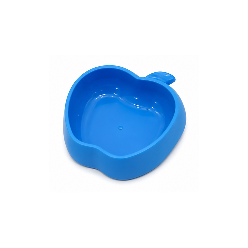food bowl apple blue