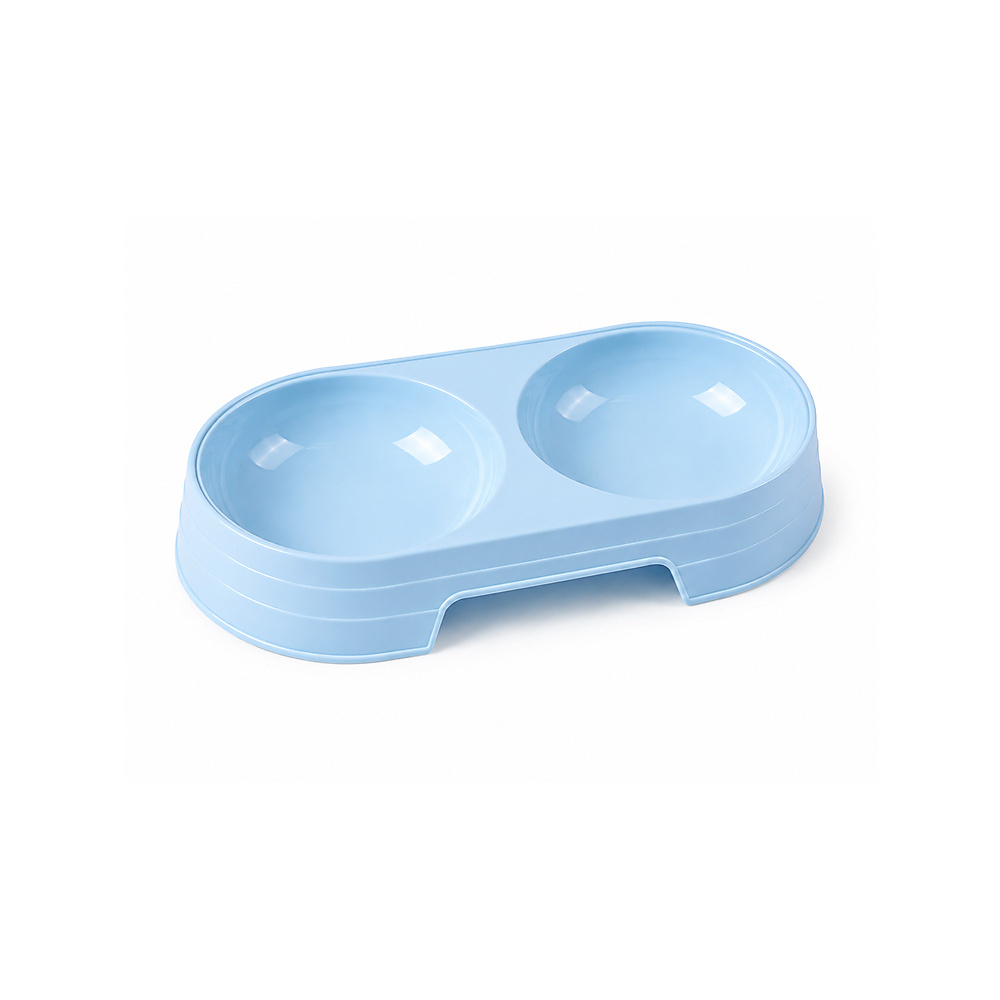 food bowl round-blue