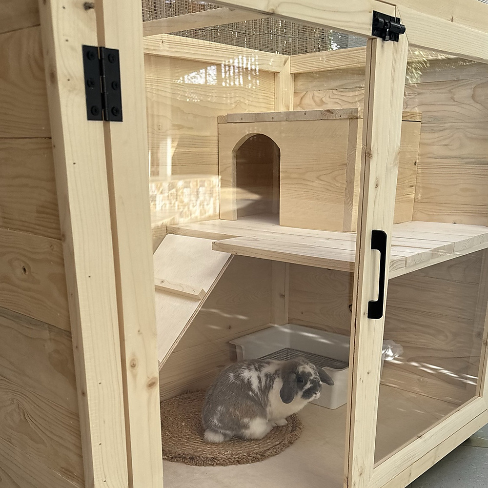 Double-Level Rabbit Hutch