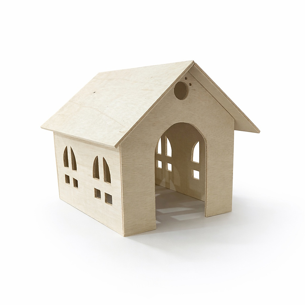 wooden house