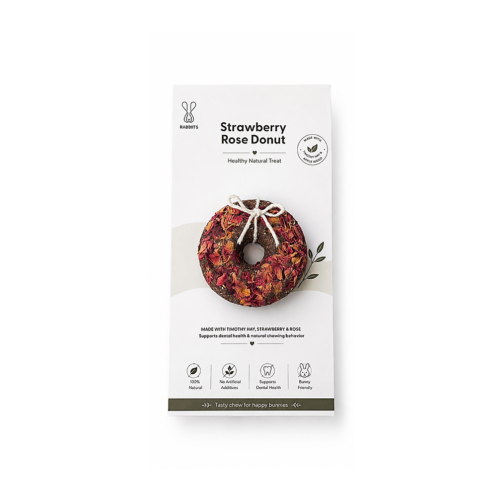 Strawberry Rose Donut