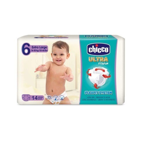 Chicco Diaper Ultra 16-30 kg XL 14 pieces