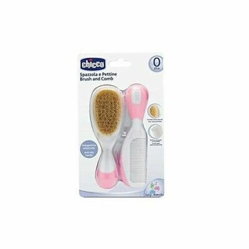Chicco Brush & Comb - Pink