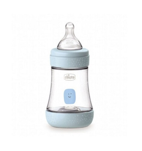 Chicco Perfect5 Bottle for Boys 0M+ - 150ML - Slow Flow - Silicone