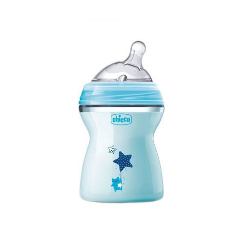 Chicco Natural Feeling Bottle 2M+ - 250ML - Blue