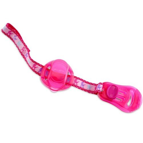 شيكو مصاصة أطفال مع غطاء - لون وردي