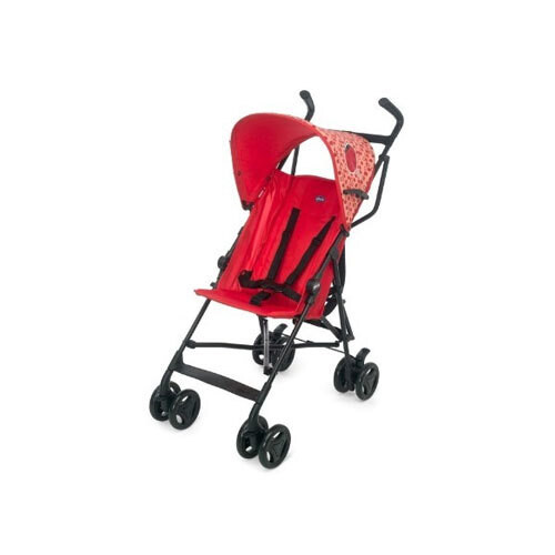 شيكو عربة أطفال -لون أحمر