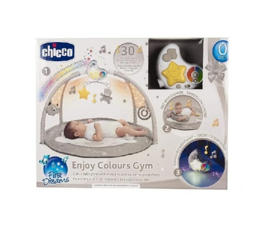 Chicco Enjoy Colors Play Gym Neutral  Grey