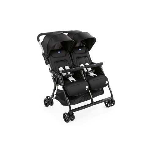 شيكو عربة أطفال توأم  Ohlala - لون أسود