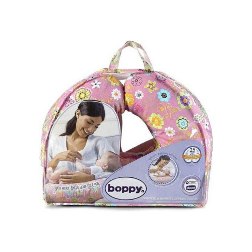 تشيكو وسادة الرضاعة بوبي مع غطاء من القطن - Wild Flowers