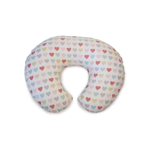 شيكو وسادة الرضاعة بوبي مع غطاء من القطن - قلوب