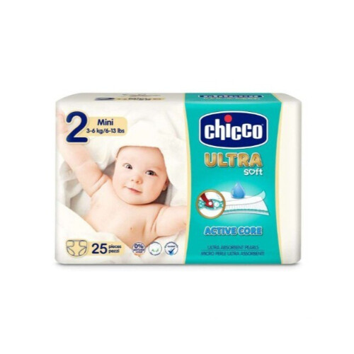 Chicco Diaper Ultra 3-6 kg  Mini 25 pieces