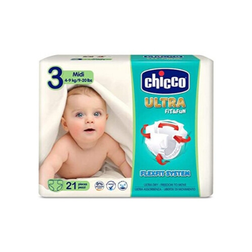 Chicco Diaper Ultra 4-9 kg Midi 21 pieces