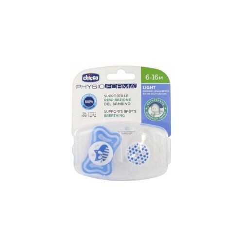 شيكو لهاية أطفال عمر 6-16 أشهر - لون ازرق - 2 قطعة - PH.L