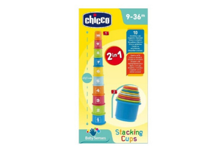 Chicco stacking cup  2in1