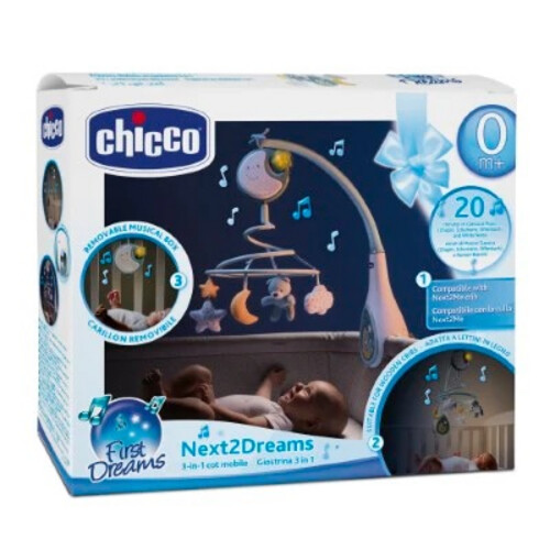 Chicco Next2Dreams Cot Mobile-Blue