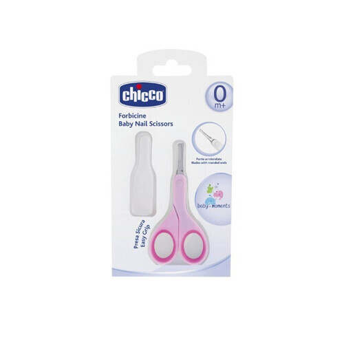 Chicco Baby Nail Scissors - Pink