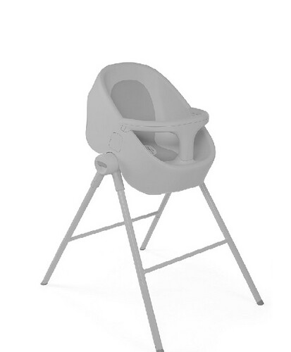 شيكو كرسي استحمام - رمادي