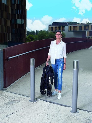 شيكو عربة أطفال توأم  Ohlala - لون أسود